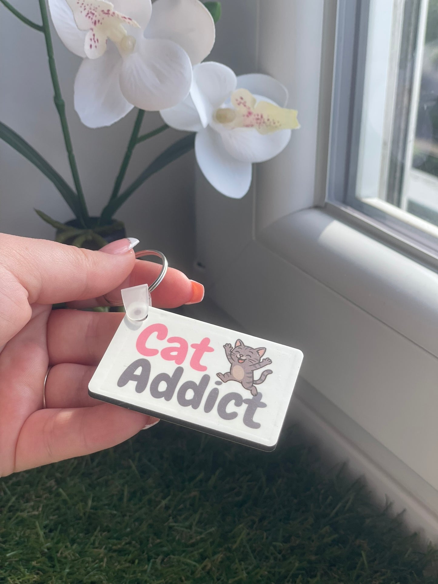 Porte Clef Cat Addict