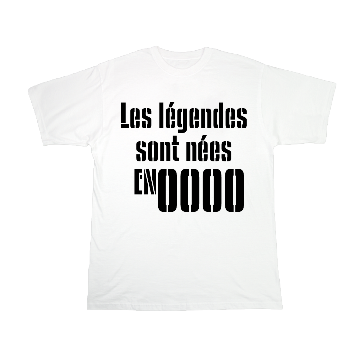 Les légendes sont nées en _ _ _