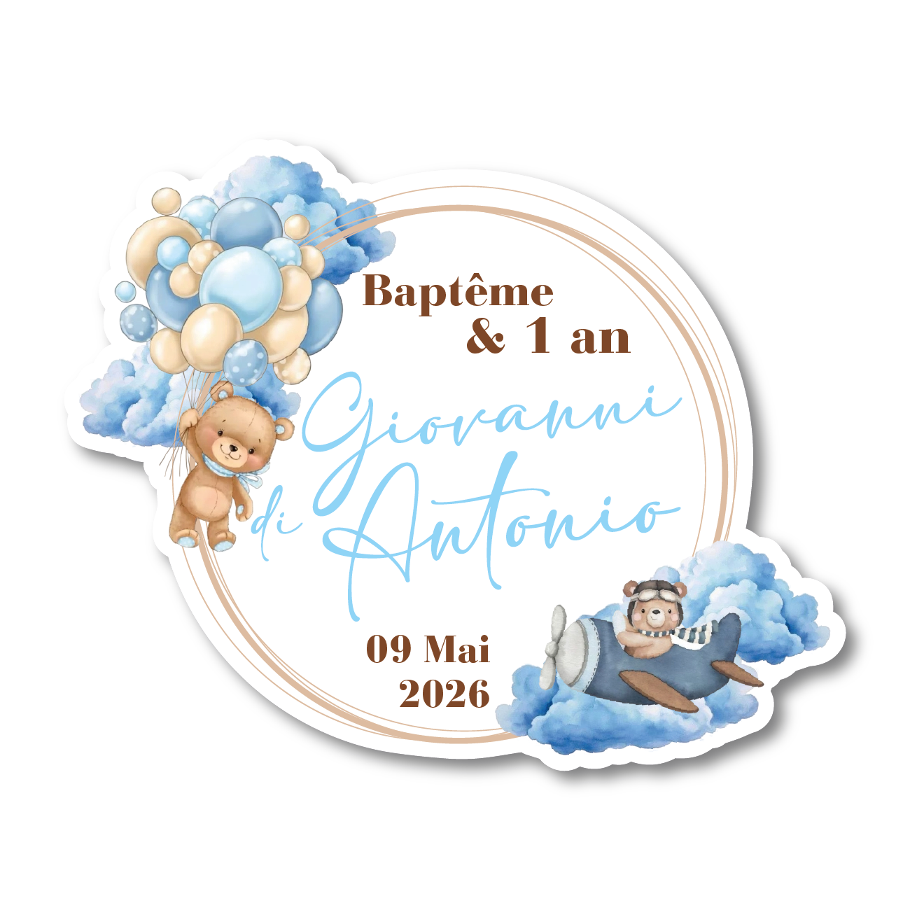 Sticker petit format décoratif