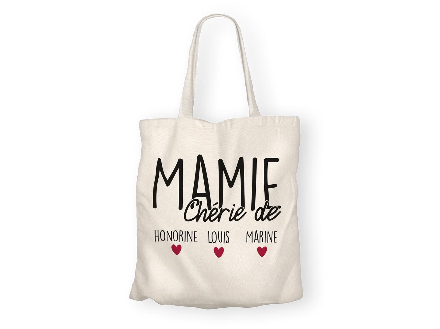 Tote Bag " Mamie chérie de _ _ _"