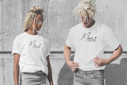 Mme et Mr (t-shirt duo)