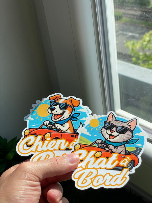 Sticker "Chien/Chat à bord"