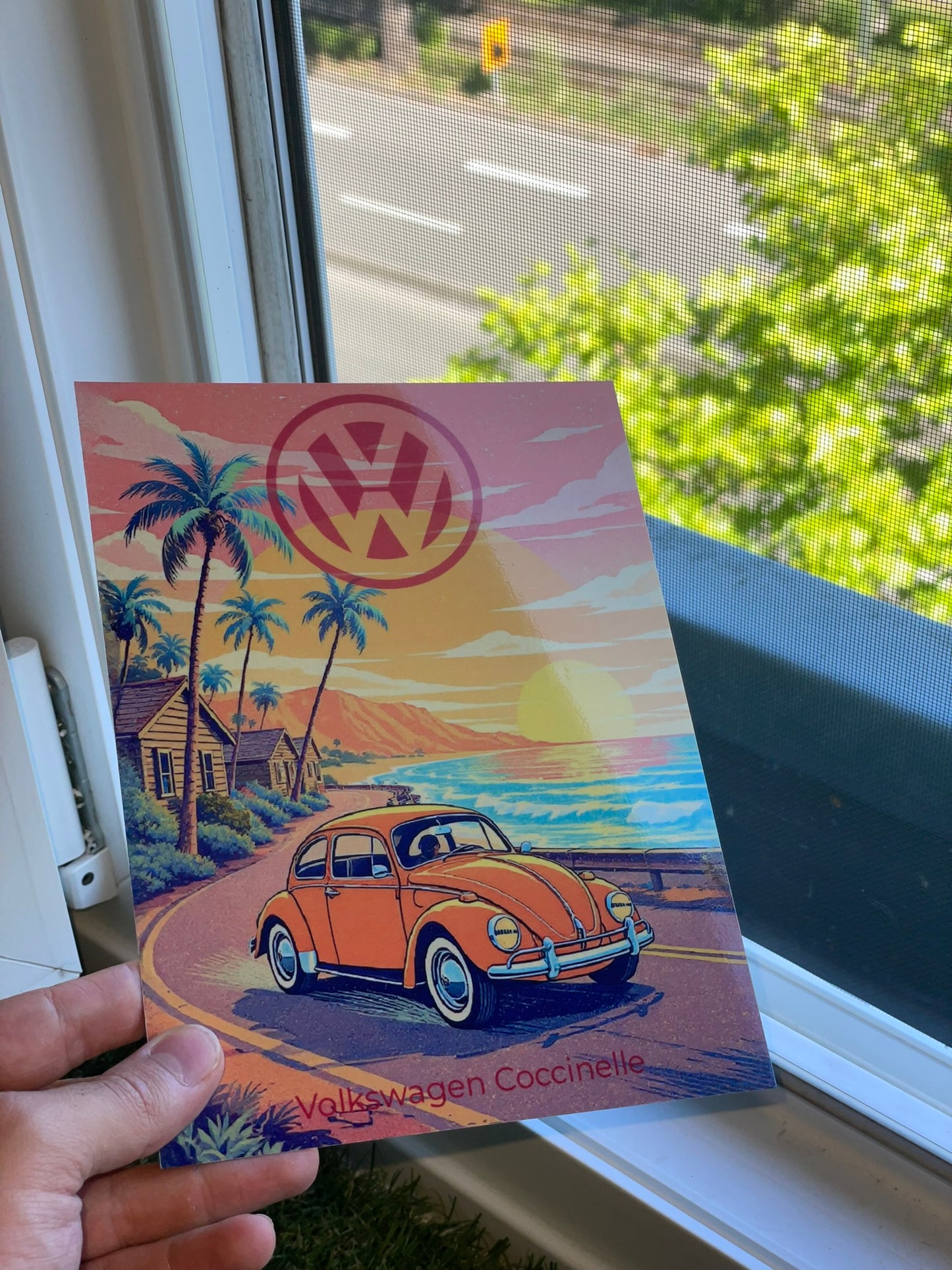 Plaque "Illustration automobile"