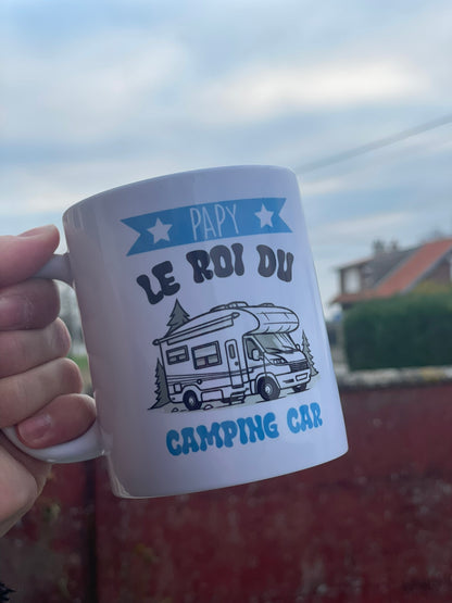 Tasse "Le roi du camping car"