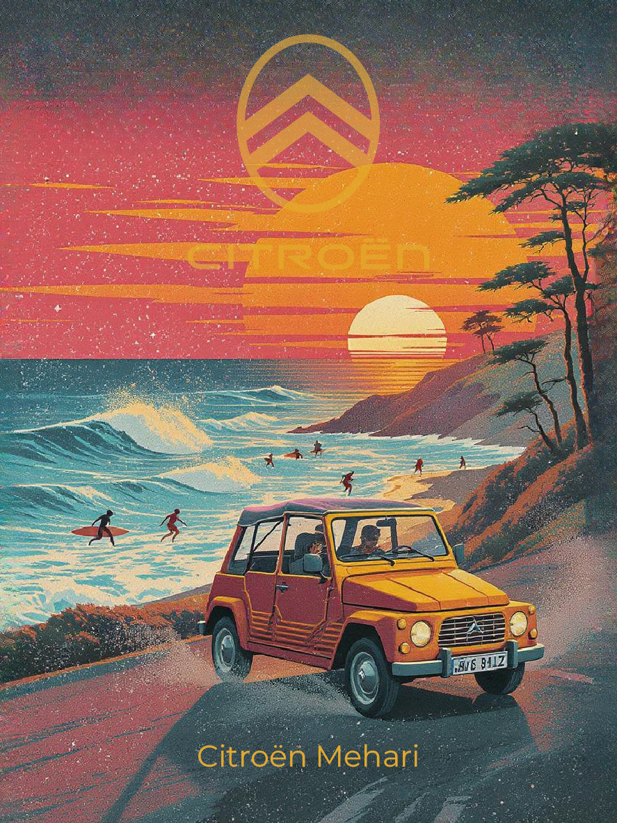 Plaque "Illustration automobile"