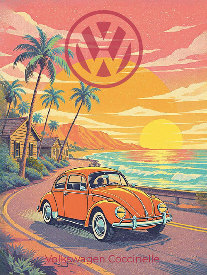 Plaque "Illustration automobile"