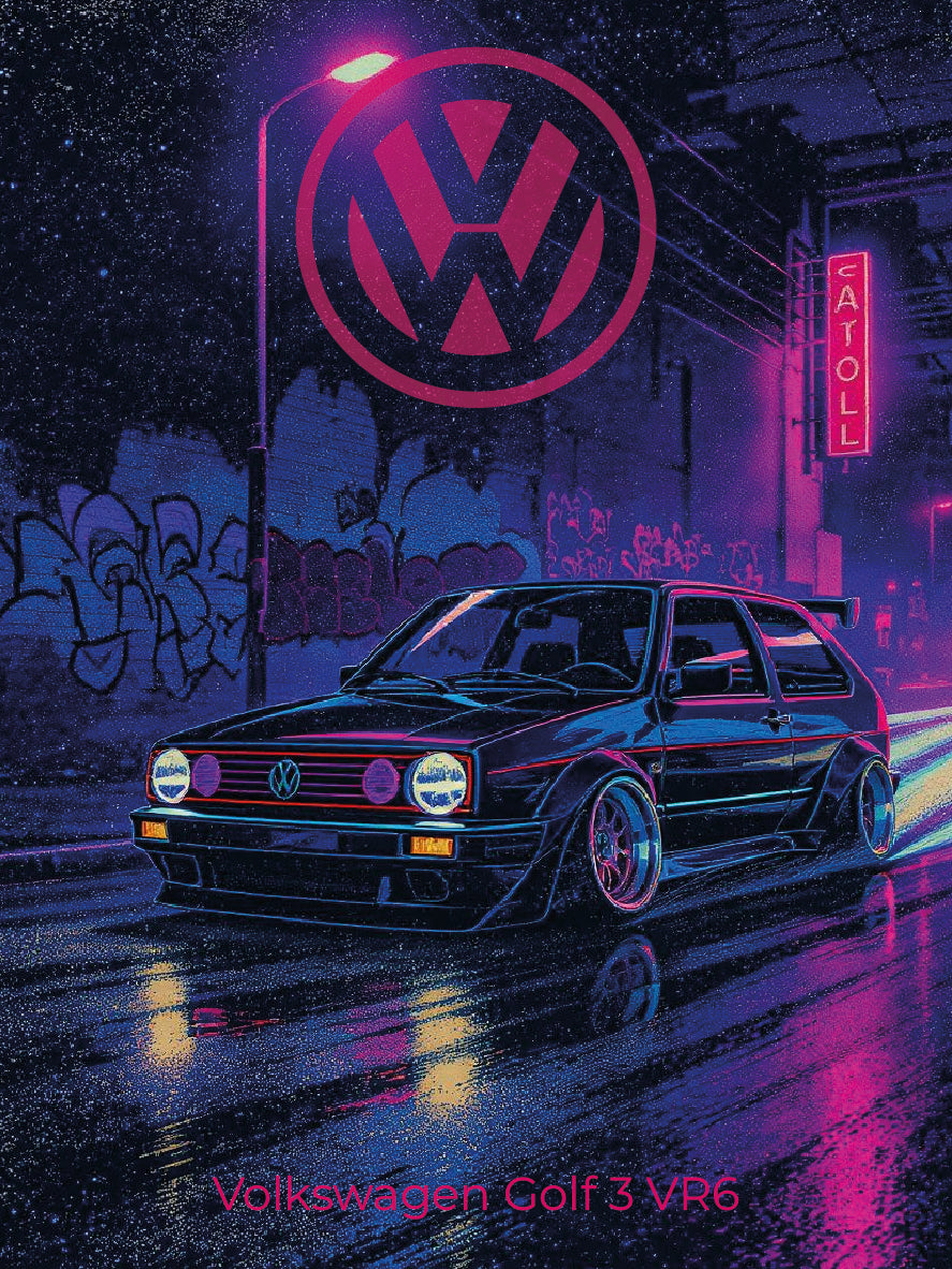 Plaque "Illustration automobile"