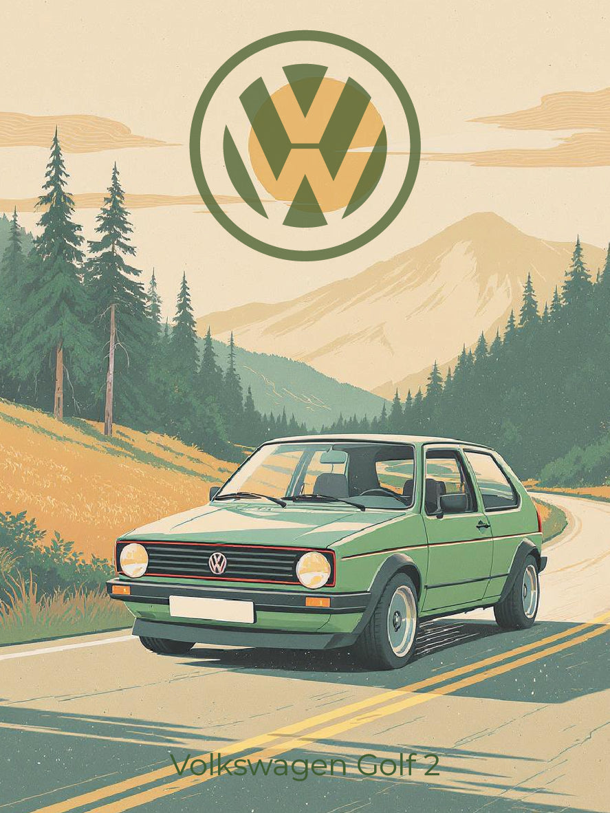 Plaque "Illustration automobile"