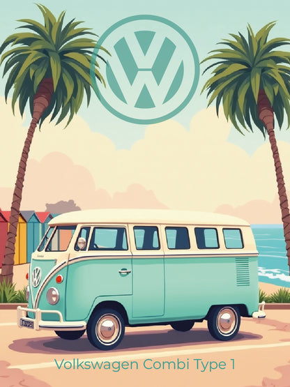 Plaque "Illustration automobile"