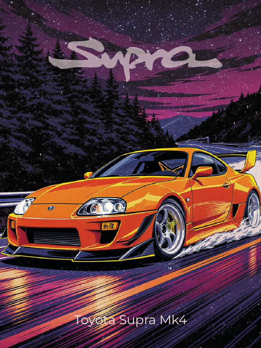 Plaque "Illustration automobile"