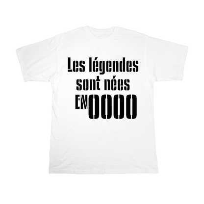 Les légendes sont nées en _ _ _