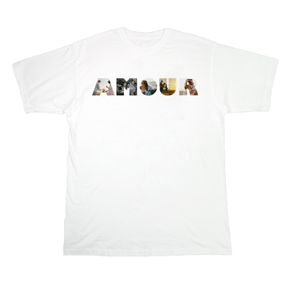 T-shirt "Un mot en photo" - AMOUR