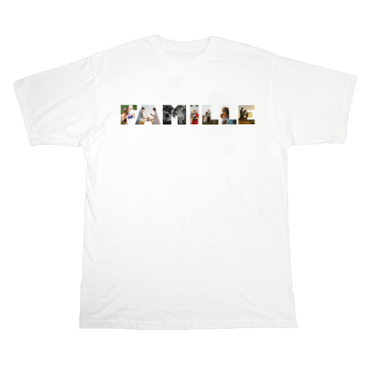 T-shirt "Un mot en photo" - FAMILLE