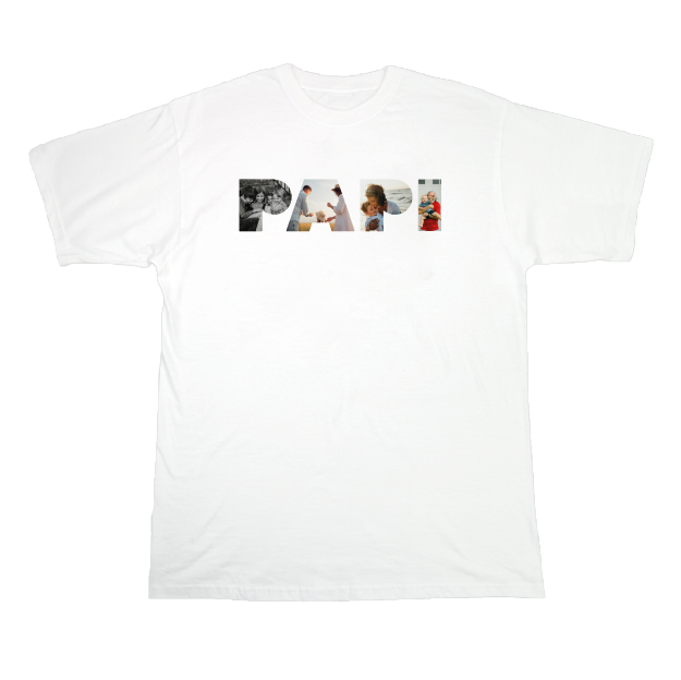 T-shirt "Un mot en photo" - PAPI