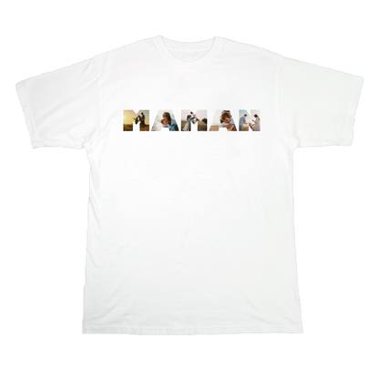 T-shirt "Un mot en photo" - MAMAN
