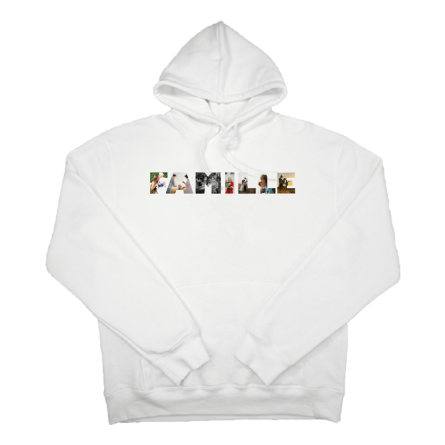 Sweat "Un mot en photo" - FAMILLE