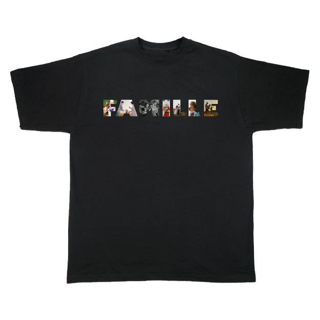 T-shirt "Un mot en photo" - FAMILLE