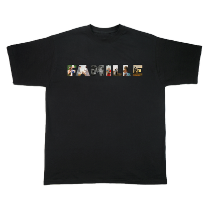 T-shirt "Un mot en photo" - FAMILLE