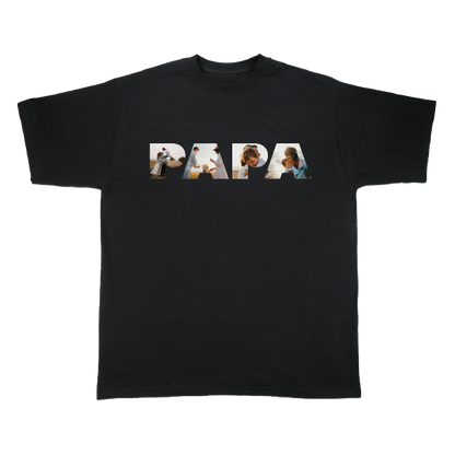 T-shirt "Un mot en photo" - PAPA