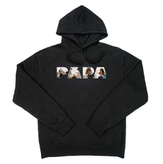 Sweat "Un mot en photo" - PAPA