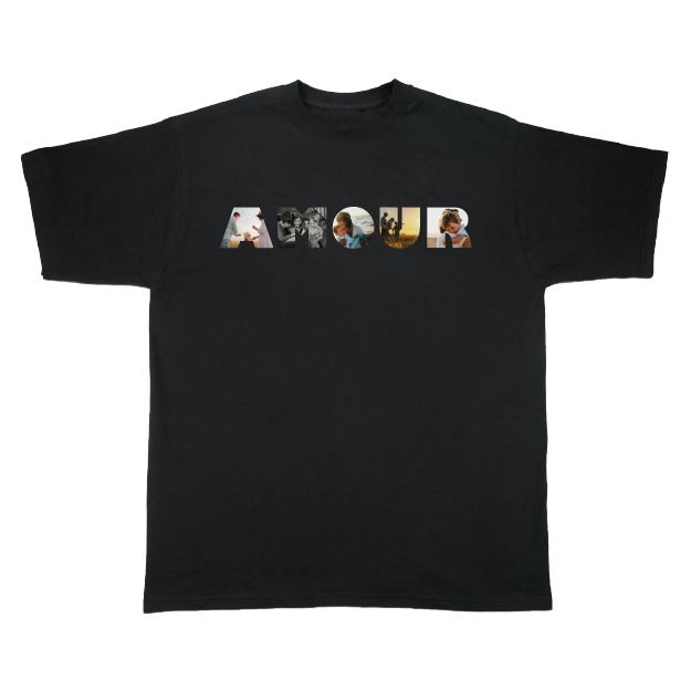 T-shirt "Un mot en photo" - AMOUR