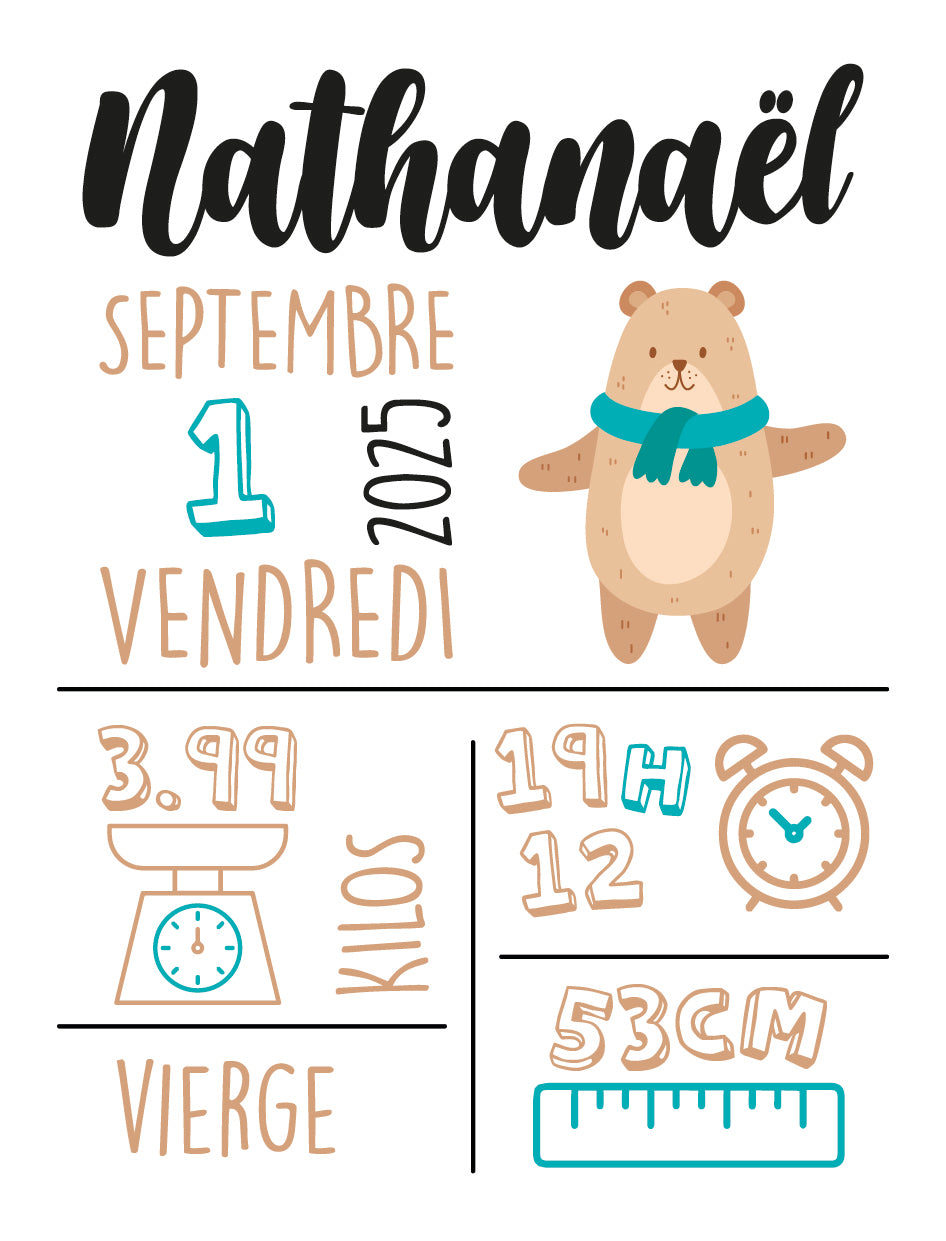 Plaque de "Naissance"