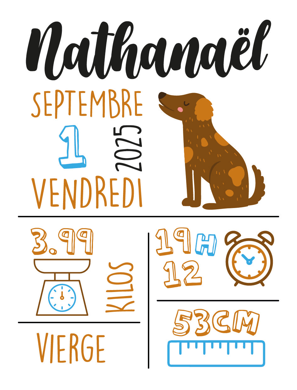 Plaque de "Naissance"