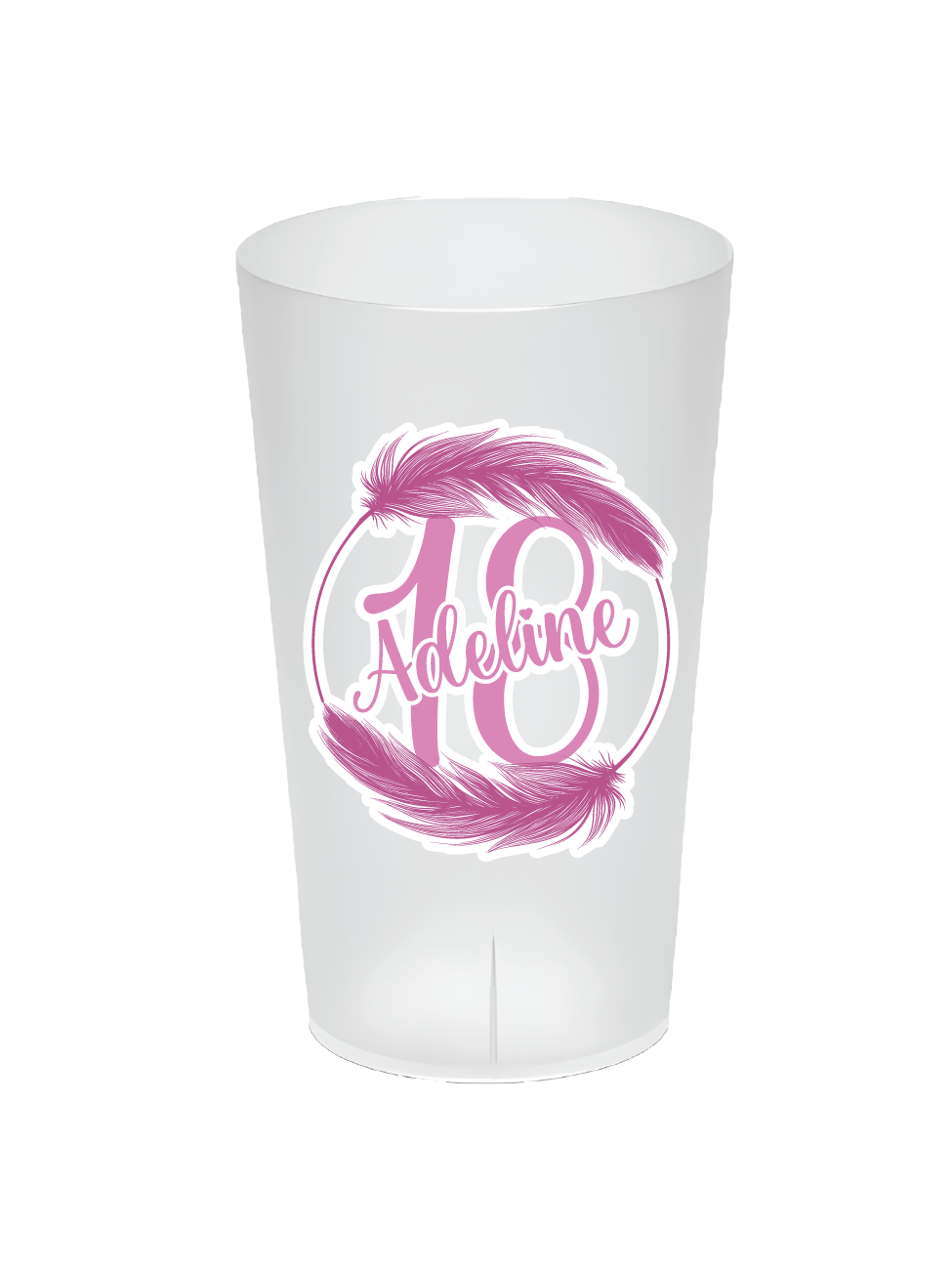 Gobelet Personnalisé Anniversaire "Rose"