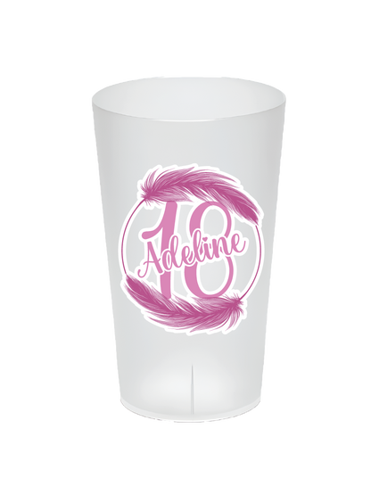 Gobelet Personnalisé Anniversaire "Rose"