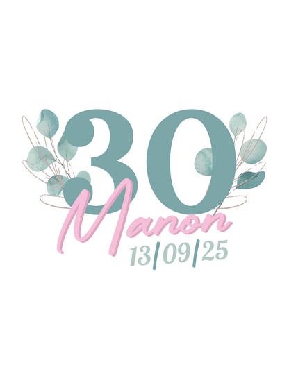 Gobelet Personnalisé Anniversaire "Pastel"