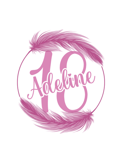 Gobelet Personnalisé Anniversaire "Rose"