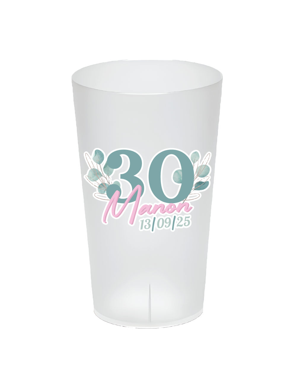 Gobelet Personnalisé Anniversaire "Pastel"
