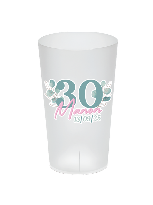 Gobelet Personnalisé Anniversaire "Pastel"